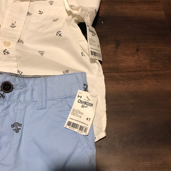 NWT 4T Oshkosh Anchor Outfit - Picture 4 of 5